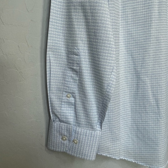 Nordstrom Men's Shop Trim Fit Non-Iron Dress Shirt size 15- 32/33 - Picture 7 of 7